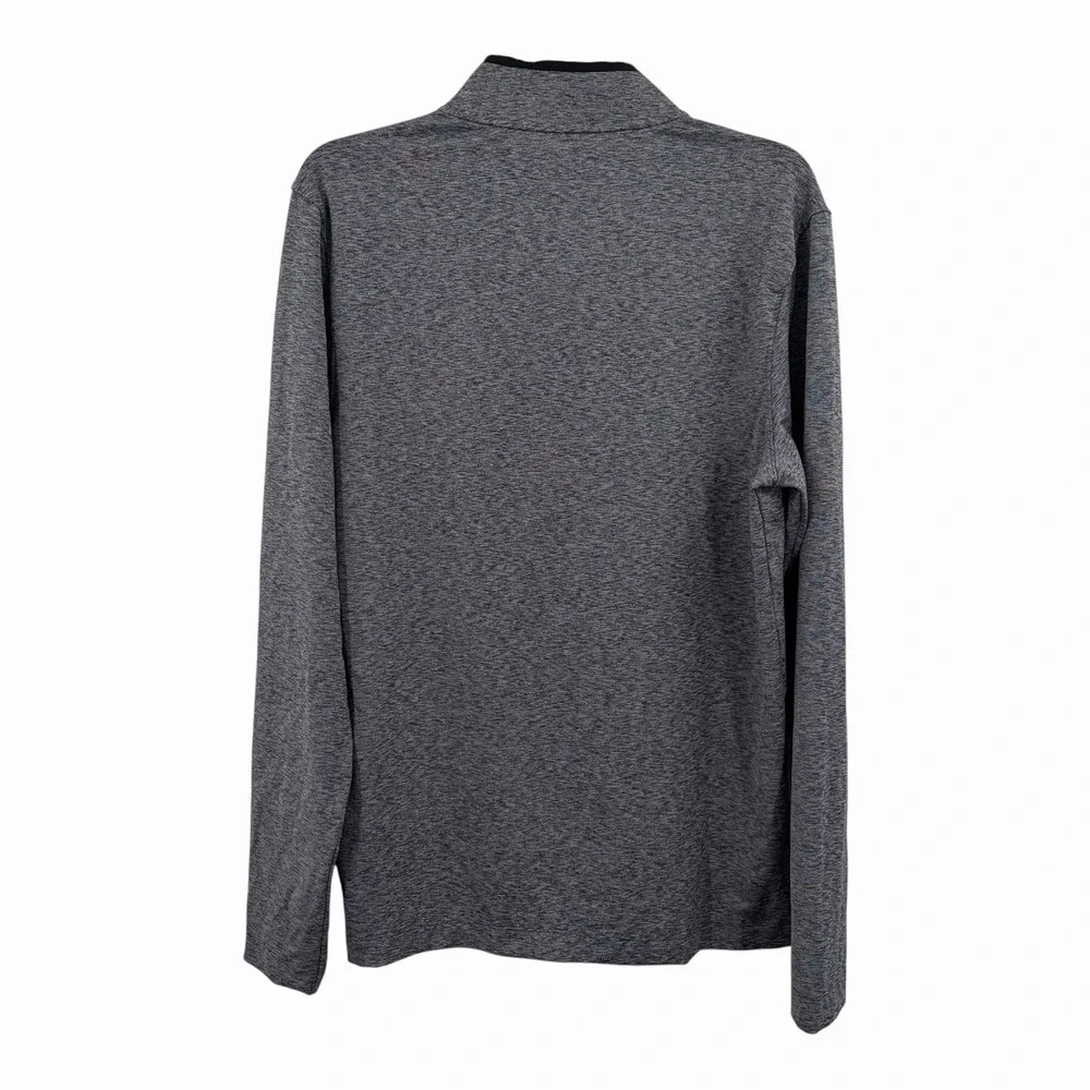 Nike Men's Size S Dri-FIT Victory Mock Neck Half-Zip Golf Top Pullover Gray